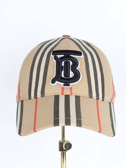 TB Stripe Monogram Ball Cap M - BURBERRY - BALAAN 2