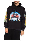 Back To The Future Print Hoodie Black - VETEMENTS - BALAAN 3