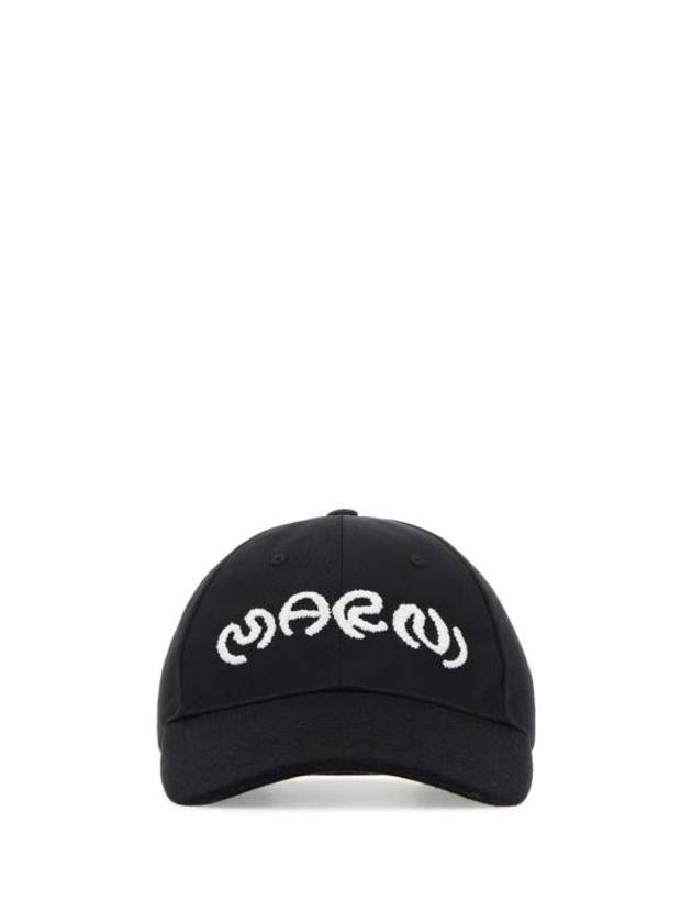 Graffiti Logo Ball Cap Black - MARNI - BALAAN 2