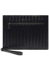 Medium Intrecciato Document Case Black - BOTTEGA VENETA - BALAAN.