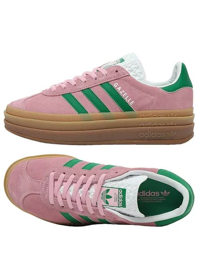 Original Gazelle Bold Low Top Sneakers True Pink - ADIDAS - BALAAN 7