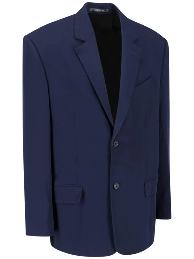 Regular Tailored Jacket Navy - BALENCIAGA - BALAAN 3