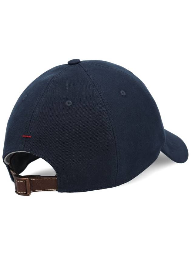 Hat M252D9850CKL84 AI24 NAVY MEDIUM GRAY - BRUNELLO CUCINELLI - BALAAN 4