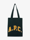 Lou University Tote Bag Green - A.P.C. - BALAAN 2