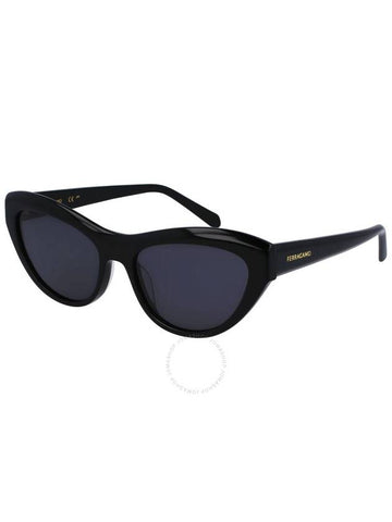 Salvatore Ferragamo Grey Cat Eye Ladies Sunglasses SF1103S 001 55 - SALVATORE FERRAGAMO - BALAAN 1