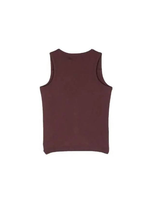 Gimaguas V neck sleeveless knit tank top MAELYNN BROWN - GIMAGUAS - BALAAN 2