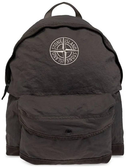 24Ss Kids Stone Island Backpack 801690769 V0063 Grey - STONE ISLAND - BALAAN 2