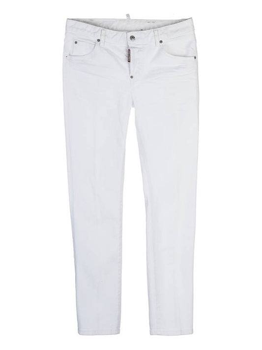 Women's Cool Girl Denim Skinny Jeans White - DSQUARED2 - BALAAN 2