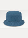 Men's LV Play Monogram Aquagarden Bucket Hat Blue - LOUIS VUITTON - BALAAN 4