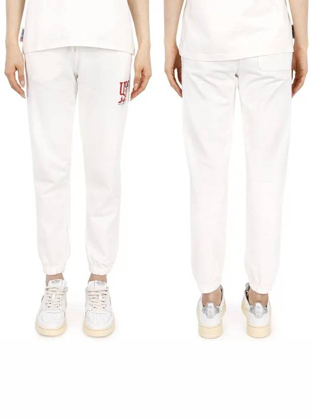 Iconic USA Logo Track Pants White - AUTRY - BALAAN 2