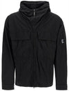 Taylon-P Zip Up Hoodie Black - CP COMPANY - BALAAN 1