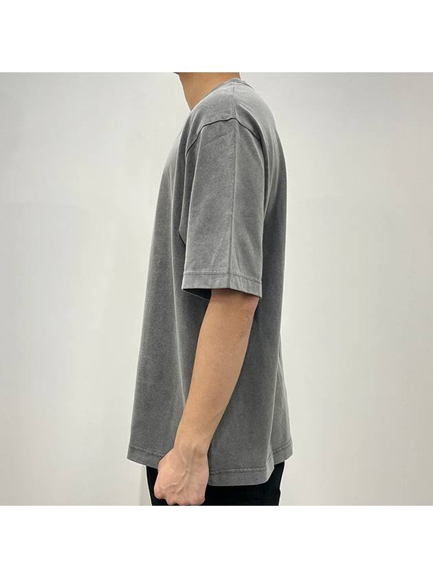 Back Logo Patch Crew Neck Short Sleeve T-Shirt Faded Black - ACNE STUDIOS - BALAAN 5