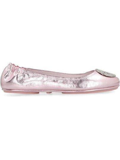 Tory Burch Minnie Travel Metallic Leather Ballet Flats - TORY BURCH - BALAAN 2