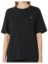 Bold Fox Head Patch Comfort Short Sleeve T-Shirt Black - MAISON KITSUNE - BALAAN 2