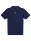 Men's Pony Slim Fit Short Sleeve Polo Shirt Navy - POLO RALPH LAUREN - BALAAN 2