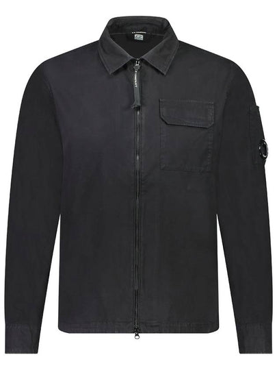 CP Company Long Sleeve Shirt 18CMOS124A110143G999 Black - CP COMPANY - BALAAN 2