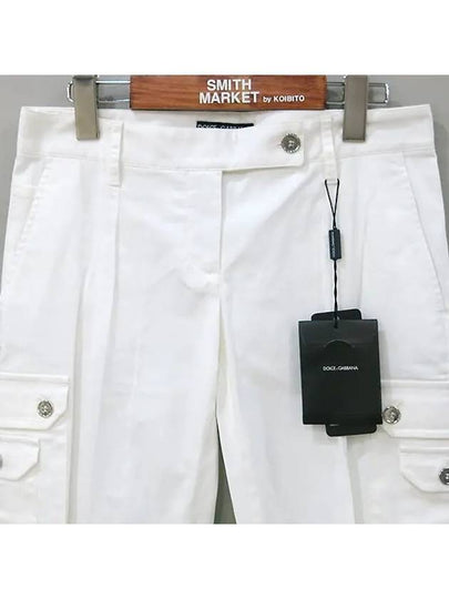 Smith Market White Pants Women s Clothing - DOLCE&GABBANA - BALAAN 2