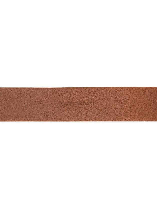 Lecce Knotted Leather Belt Brown - ISABEL MARANT - BALAAN 5