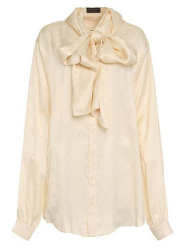 Shirt 725063TNO05 9002 IVORY - BALENCIAGA - BALAAN 1