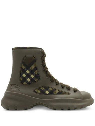 Boulder Rubber Ankle Boots Loch - BURBERRY - BALAAN 1