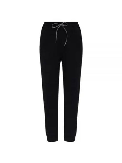 Logo Classic Drawstring Cotton Track Pants Black - VIVIENNE WESTWOOD - BALAAN 2