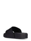 Y 3 Leather Upper Louver Sole Cushion Slide Sandals Black - Y-3 - BALAAN 2