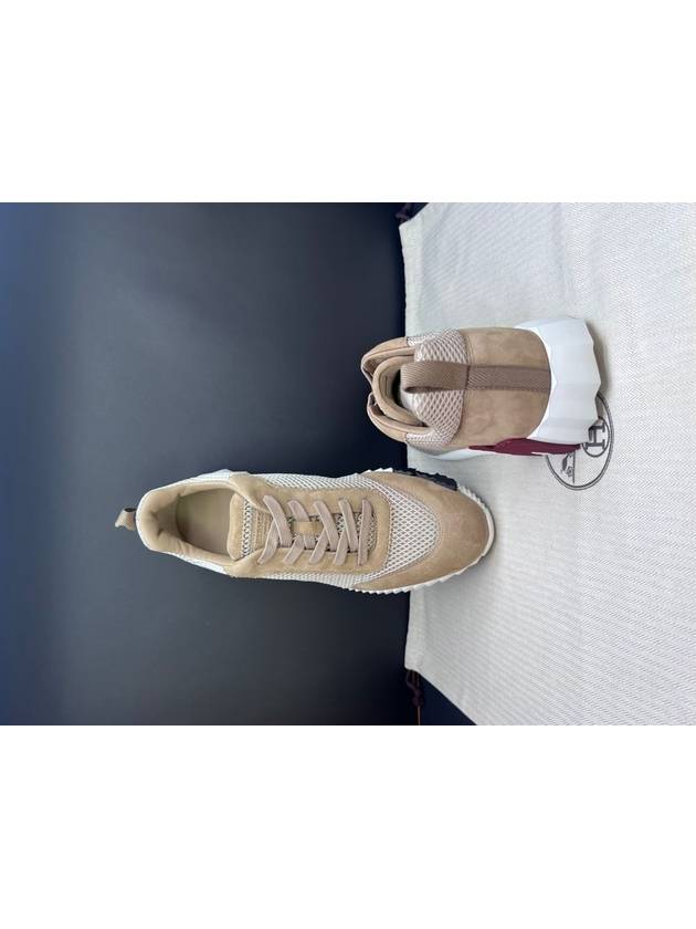 Bouncing Low Top Sneakers Beige Argile - HERMES - BALAAN 3