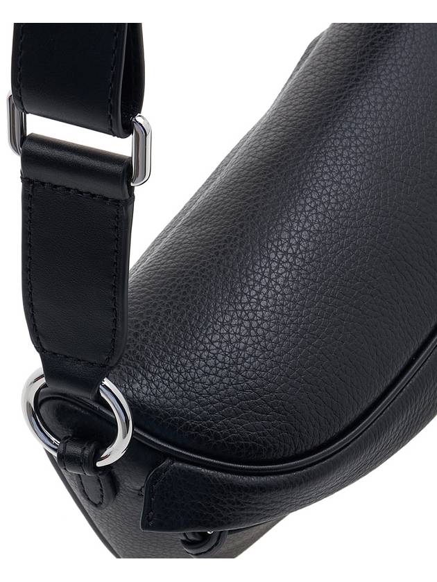 Slater Pebble Leather Sling Cross Bag Black - MICHAEL KORS - BALAAN.