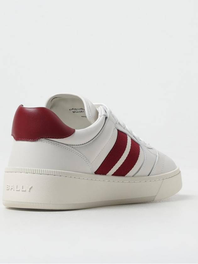 Rebby Leather Low-Top Sneakers White - BALLY - BALAAN 4