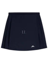 Women's SIERRA Pleated Skirt Navy - J.LINDEBERG - BALAAN 2