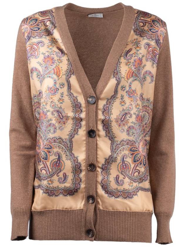 floral print panel cardigan 116649212 - ETRO - BALAAN 2