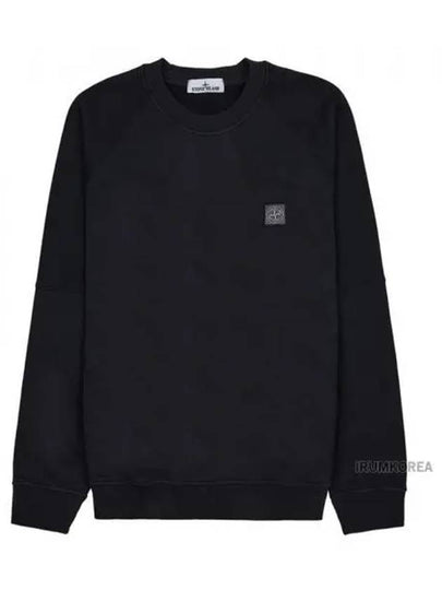 Compass Patch Knit Top Black - STONE ISLAND - BALAAN 2