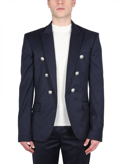 Jacket BH1SG075WB126UB Blue - BALMAIN - BALAAN 2