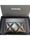 19 Quilted Lambskin Gold Plate Chain Card Wallet Black - CHANEL - BALAAN 3