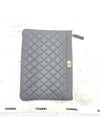 Boy Clutch Caviar Gray Medium Gold A84406 - CHANEL - BALAAN 3