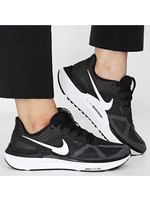 Zoom Structure 25 Low Top Sneakers Black - NIKE - BALAAN 2