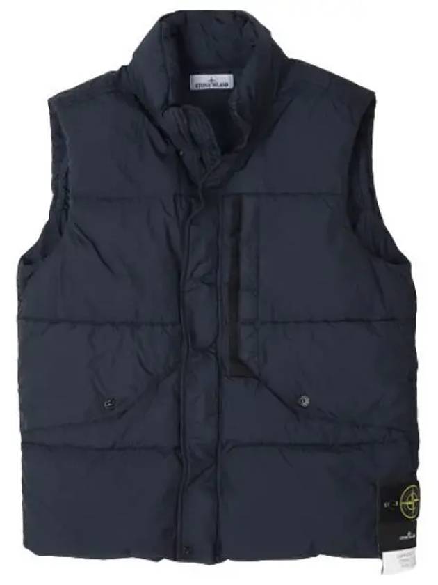 Crinkle Labs Recycled Nylon Down Vest Concealed Hooded Jumper Men s Padding - STONE ISLAND - BALAAN 1