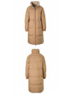 Citronnier Long Down Padding Beige - MONCLER - BALAAN 5