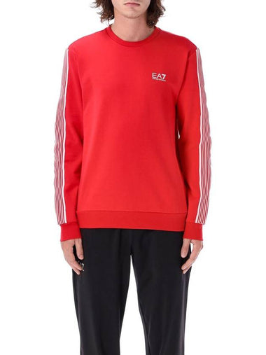 Ea7 Emporio Armani Asv 7 Lines Crew-Neck Sweatshirt - EMPORIO ARMANI - BALAAN 1