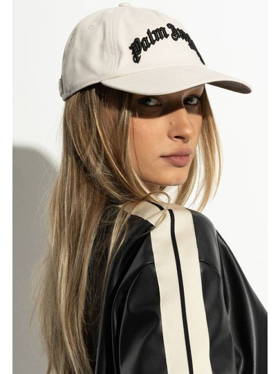 Palm Angels Cap, Women's, Cream - PALM ANGELS - BALAAN 2