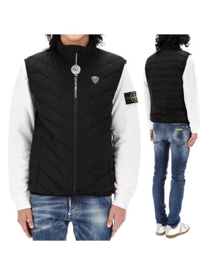 Core Identity Padded Vest Black - EMPORIO ARMANI - BALAAN 2