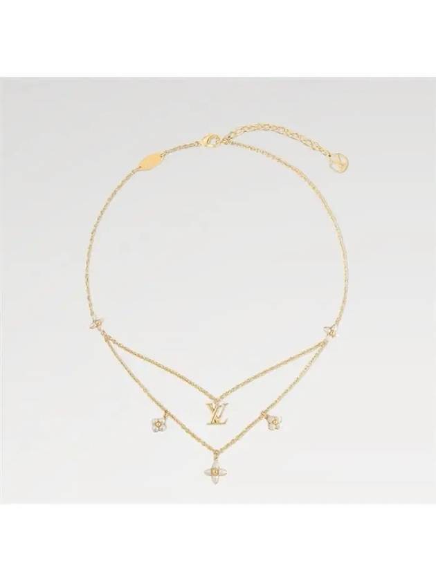 LV Floragram Necklace Gold - LOUIS VUITTON - BALAAN 2