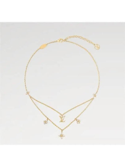 LV Floragram Necklace Gold - LOUIS VUITTON - BALAAN 2