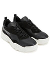 Gumboy Banshee Leather Low Top Sneakers Black - VALENTINO - BALAAN 4