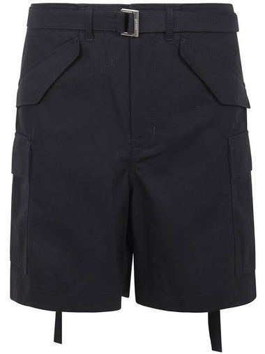 Sacai Cotton Twill Shorts Clothing - SACAI - BALAAN 1