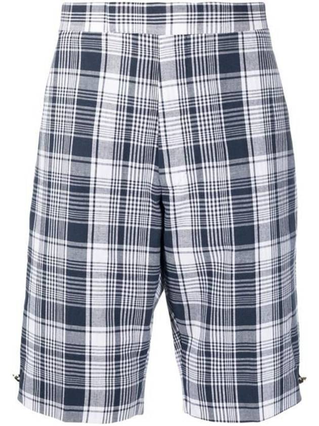 Check Pattern Shorts Black - THOM BROWNE - BALAAN 2