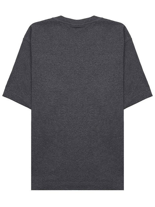 Bold Fox Head Patch Oversized Short Sleeve T-Shirt Grey - MAISON KITSUNE - BALAAN 3