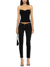 Jennifer Cropped Skinny Jeans Black - DSQUARED2 - BALAAN 4