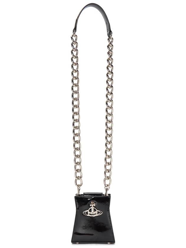 Kelly Chain Tote Bag Black - VIVIENNE WESTWOOD - BALAAN 8