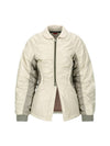 Luna Back Corset Bomber Jacket Ivory - ANDERSSON BELL - BALAAN 1